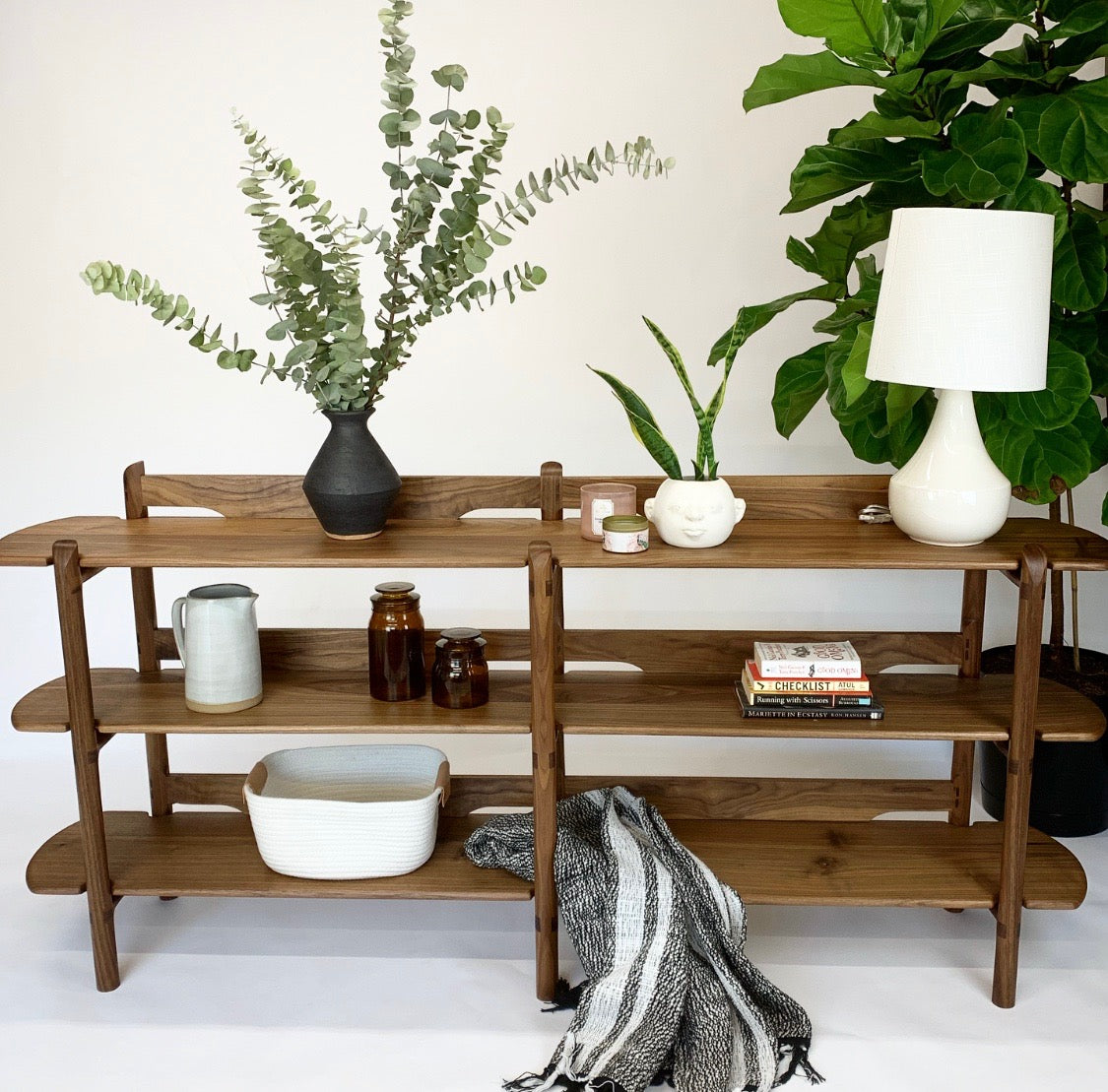 Custom wood furniture. White Oak. Custom Furniture made in Georgia. Woodbee Woodworks. Woodworker. Table. Coffee Table. Night stand. Desk. Dresser. Stool. Bench. Media Cabinet. Bar Cabinet. Bed Frame. Interior Design. Record Cabinet