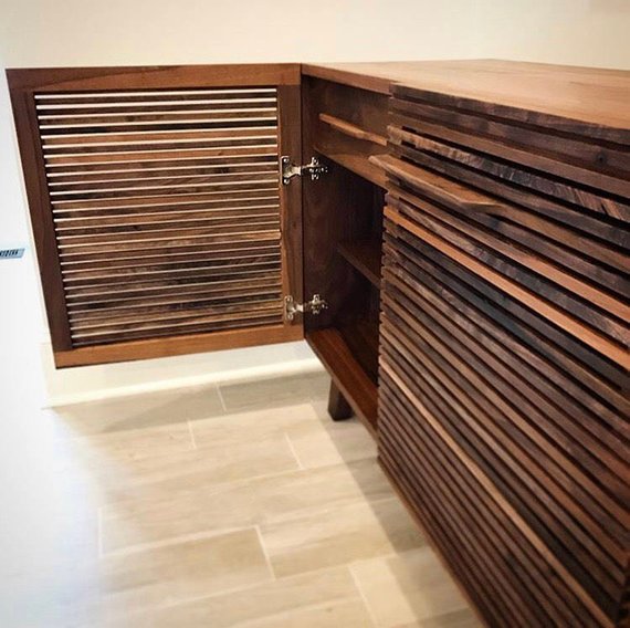 Custom wood furniture. White Oak. Custom Furniture made in Georgia. Woodbee Woodworks. Woodworker. Table. Coffee Table. Night stand. Desk. Dresser. Stool. Bench. Media Cabinet. Bar Cabinet. Bed Frame. Interior Design. Record Cabinet