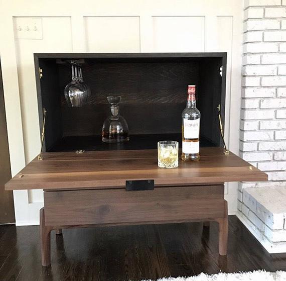 Custom wood furniture. White Oak. Custom Furniture made in Georgia. Woodbee Woodworks. Woodworker. Table. Coffee Table. Night stand. Desk. Dresser. Stool. Bench. Media Cabinet. Bar Cabinet. Bed Frame. Interior Design. Record Cabinet